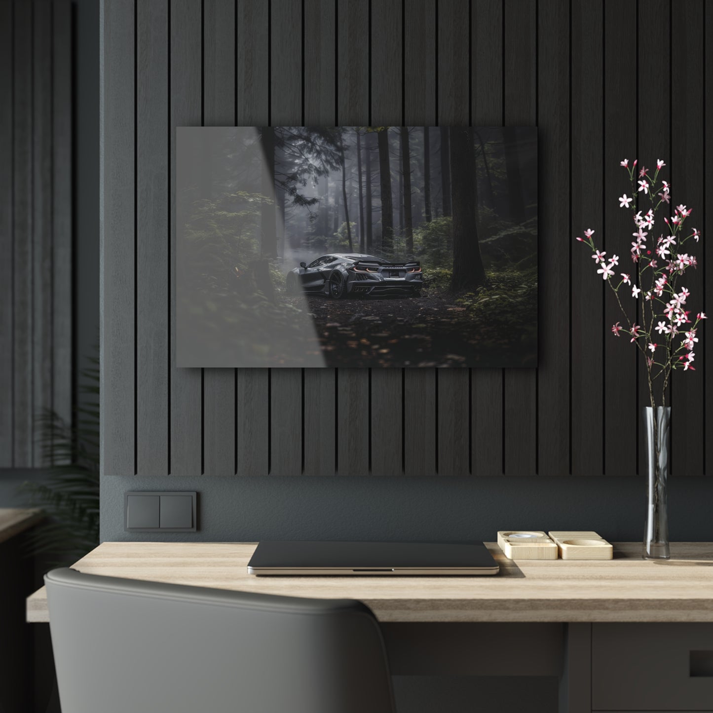 C8 Corvette Z06- Mounted Acrylic Wall Art