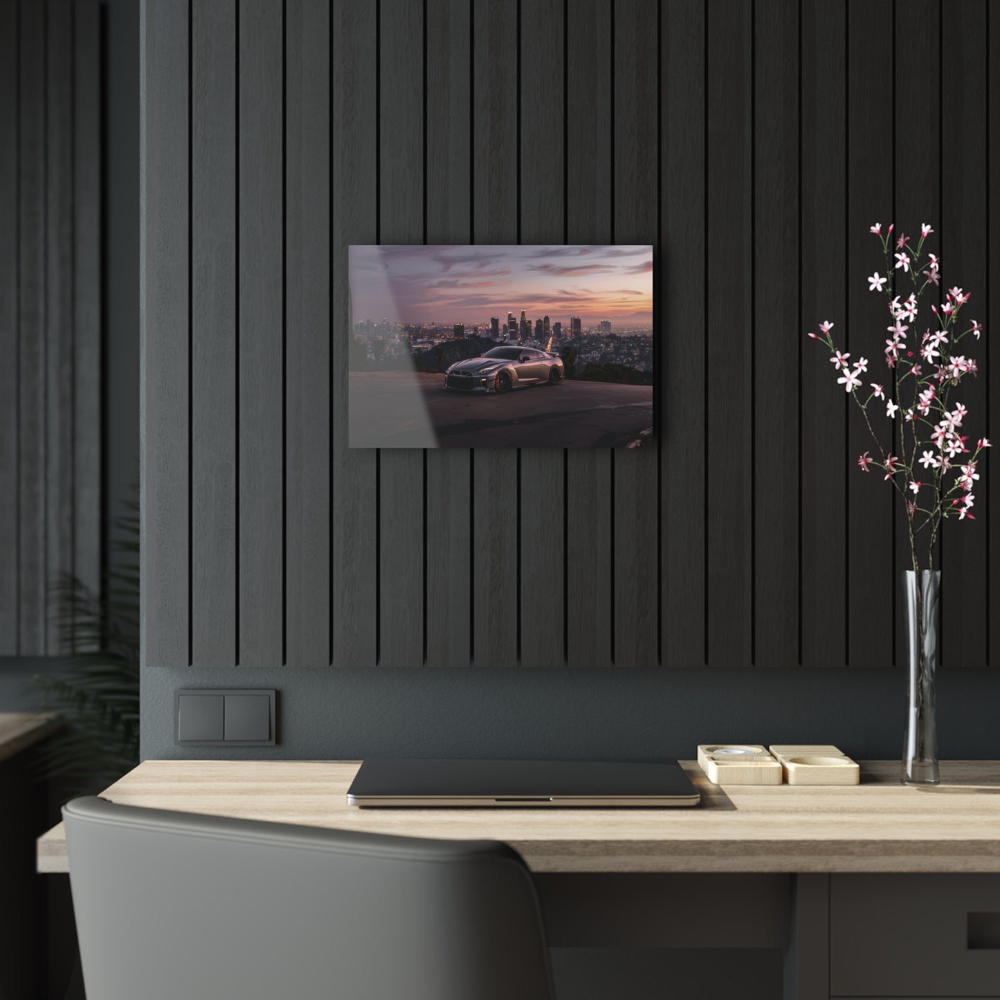 Nissan GTR R35- Mounted Acrylic Wall Art
