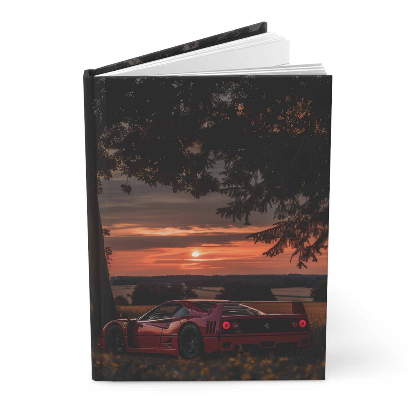 Ferrari Enzo F40- Hardcover Notebook (Matte)