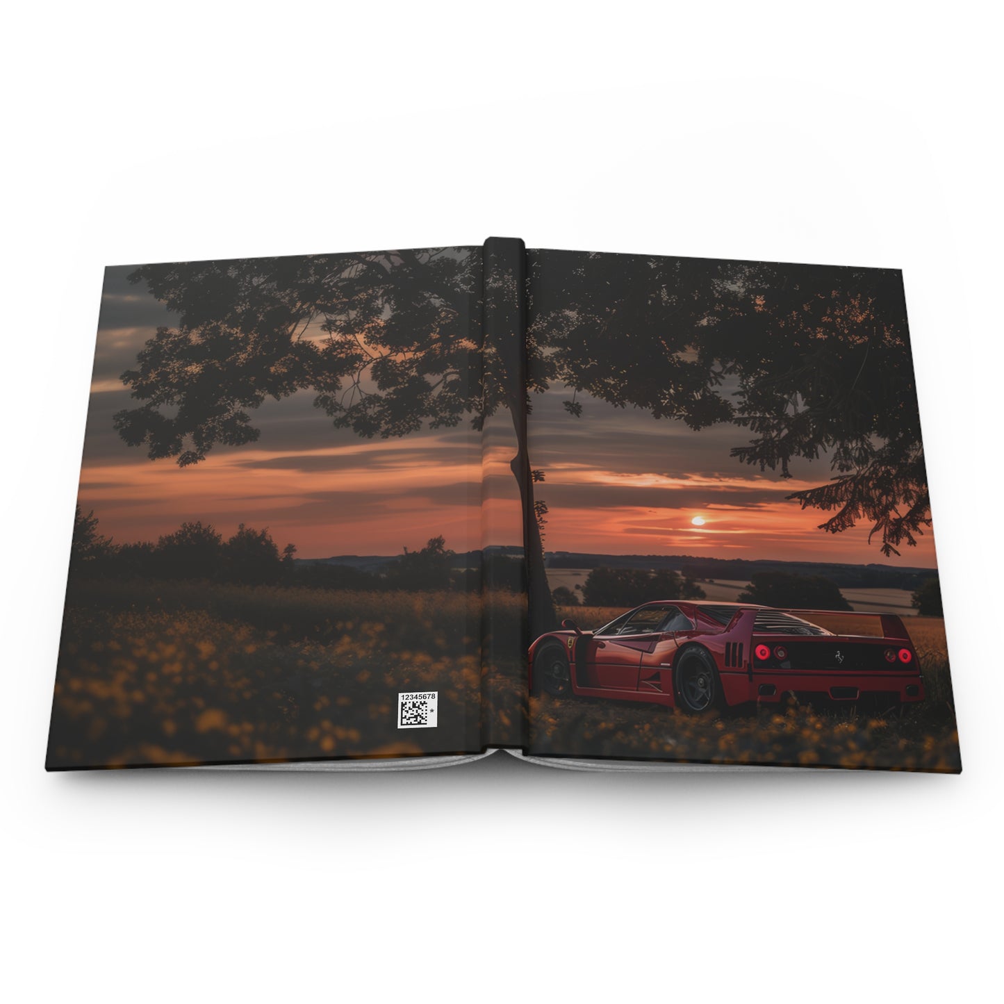 Ferrari Enzo F40- Hardcover Notebook (Matte)