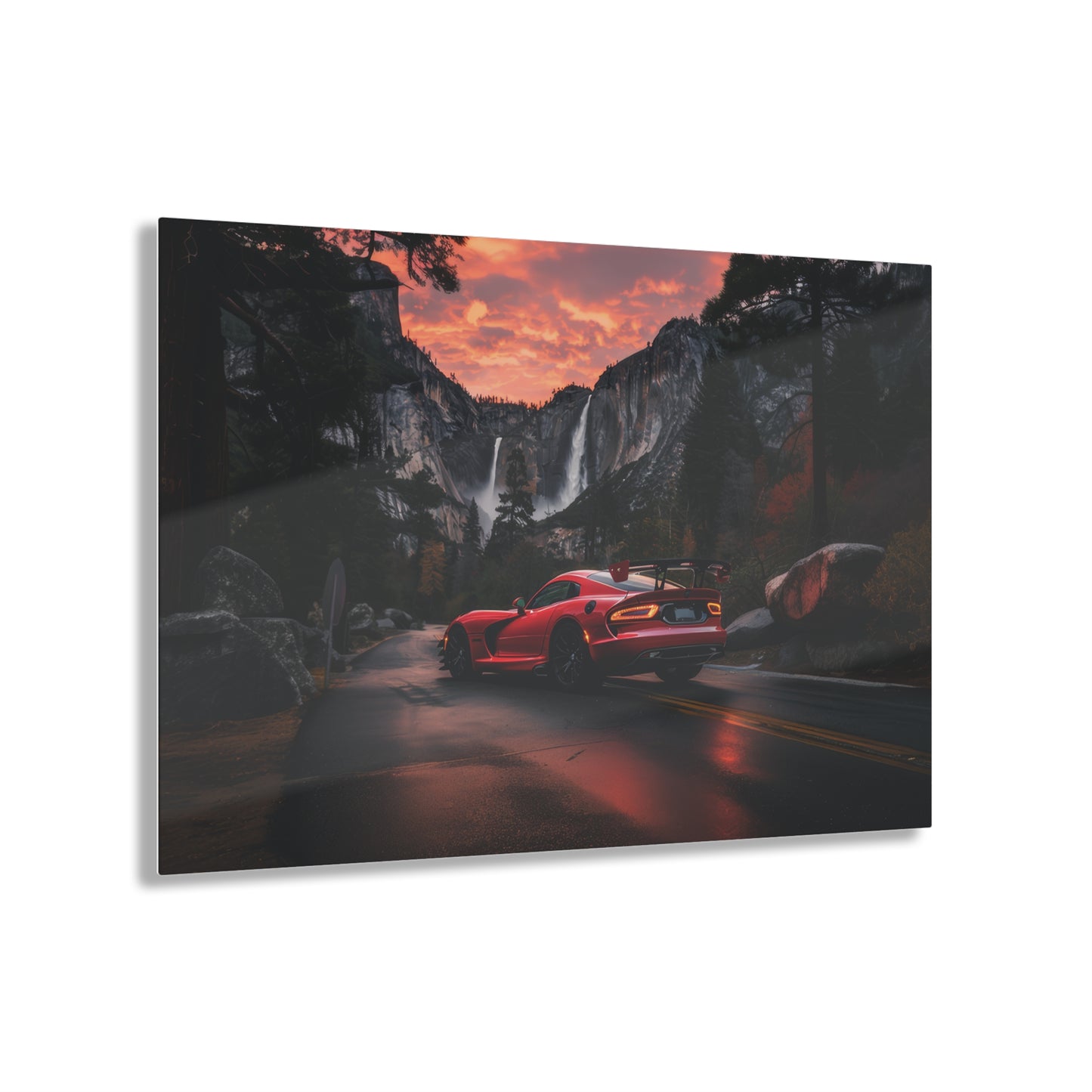 Dodge Viper ACR- Mounted Acrylic Wall Art