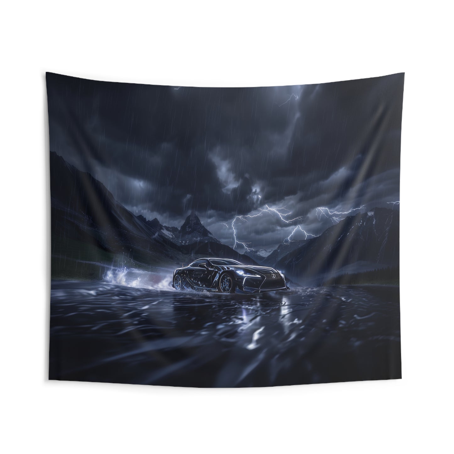 Lexus RC500- Hanging Wall Car Art Tapestry