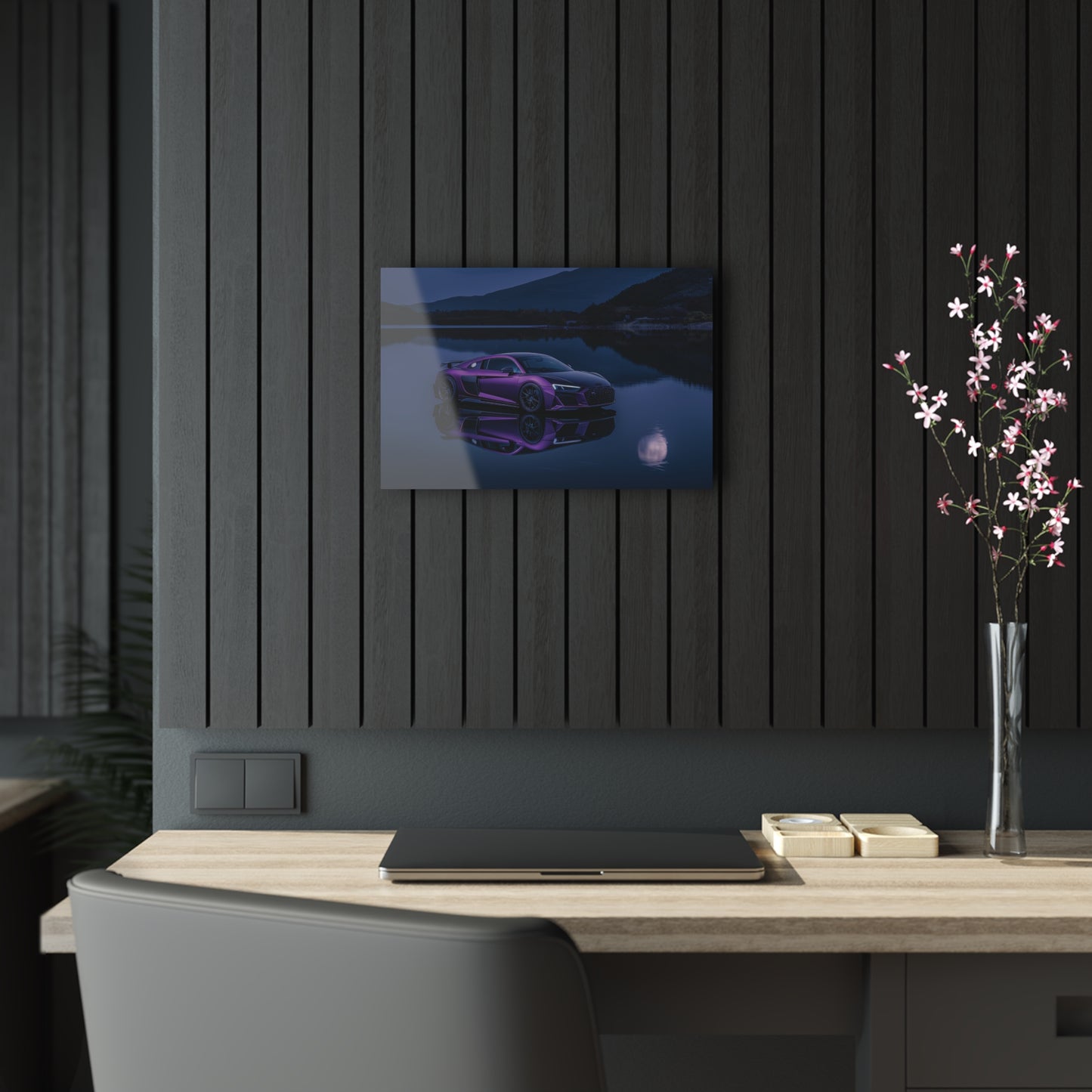 Audi R8- Mounted Acrylic Wall Art