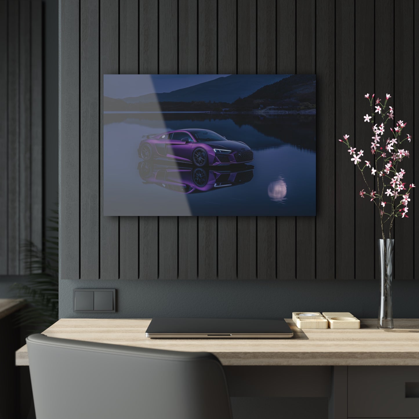 Audi R8- Mounted Acrylic Wall Art