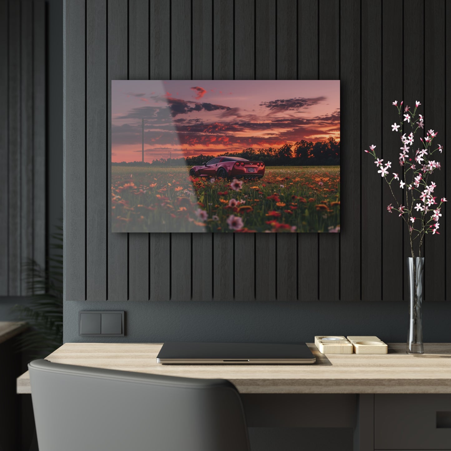 C6 Corvette Mounted Acrylic Wall Art
