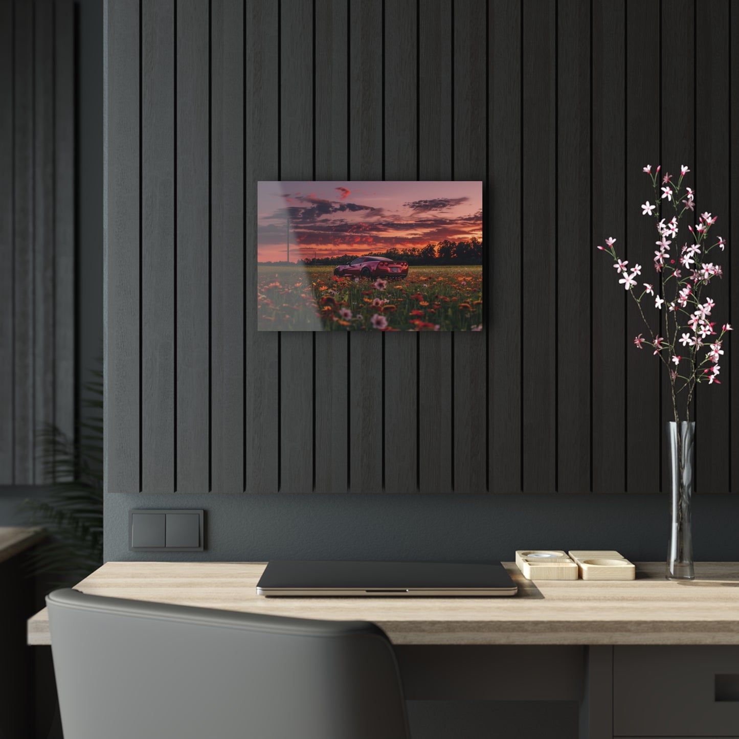 C6 Corvette Mounted Acrylic Wall Art