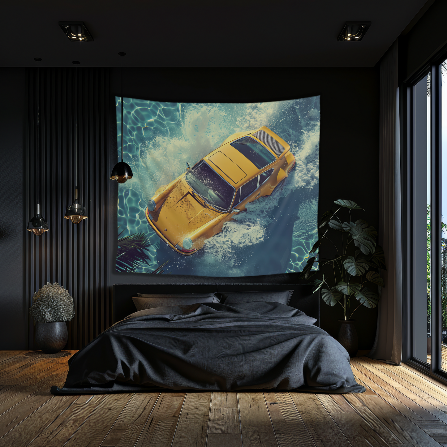 Porsche 911 Carrera RS- Wall Art Tapestry