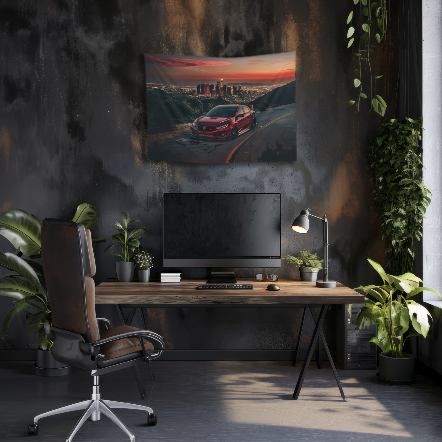 Honda Civic Type-R- Wall Art Tapestry