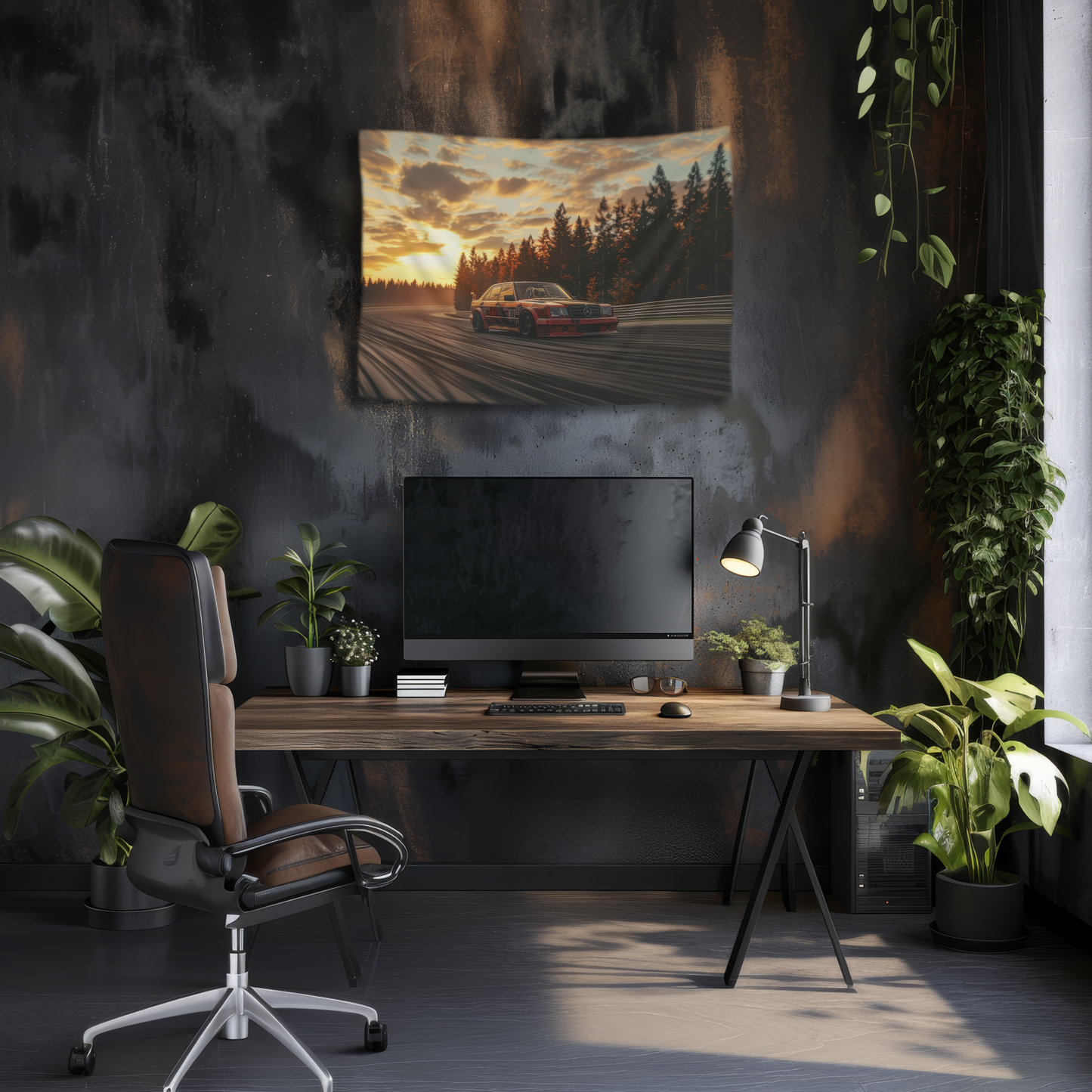 Mercedes Benz 190E Evo 2- Wall Art Tapestry