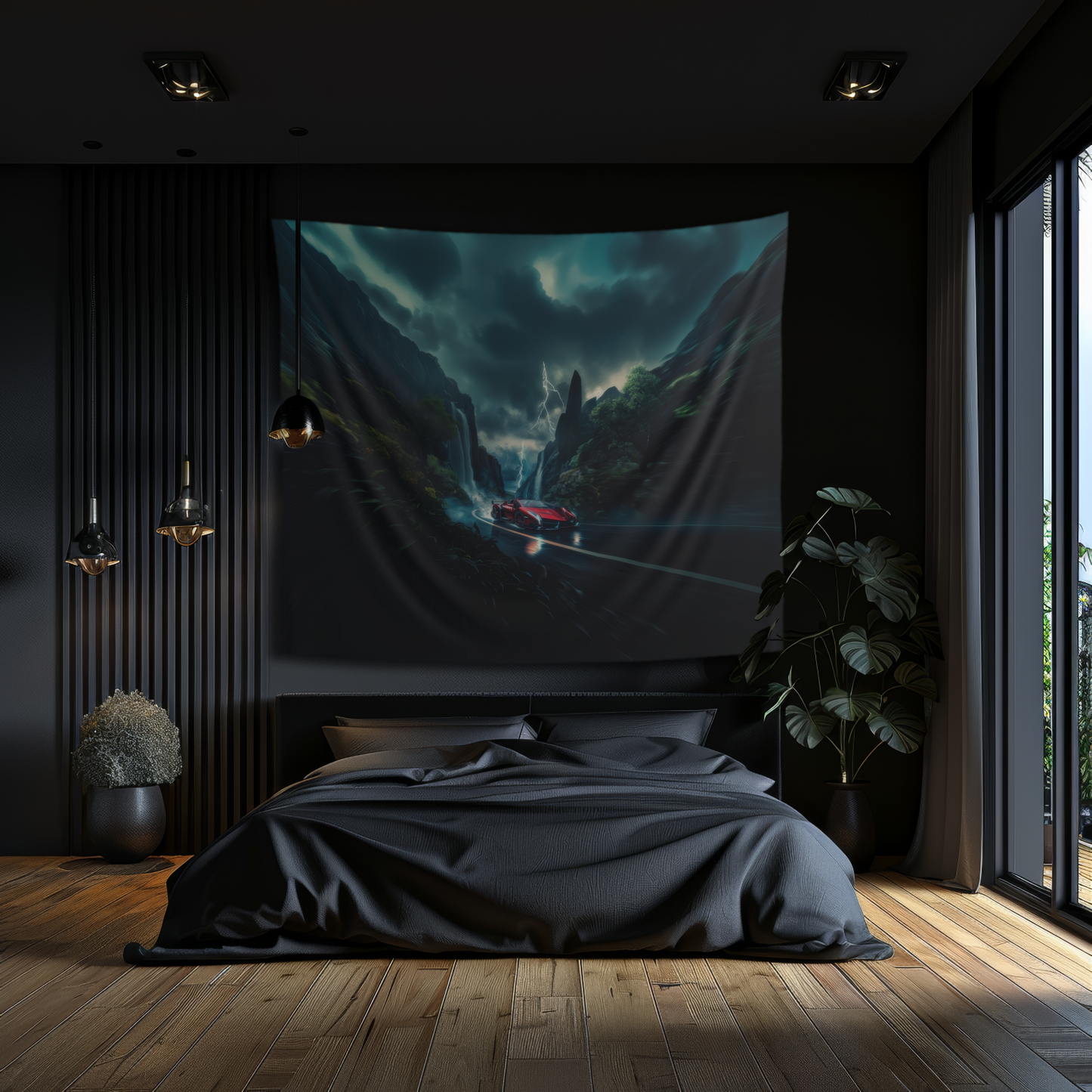 Lamborghini Veneno Roadster- Wall Art Tapestry