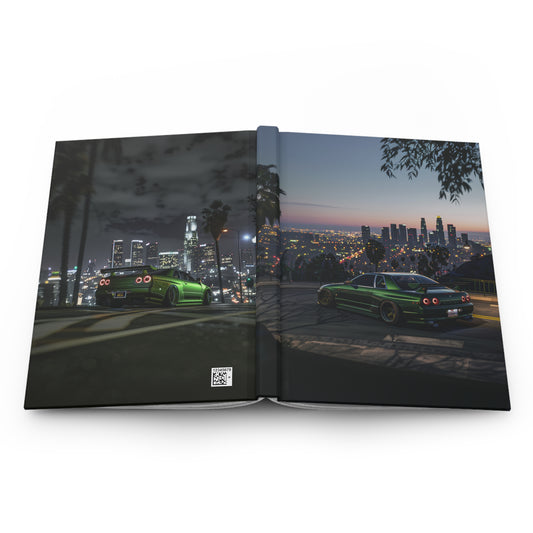 Nissan GTR R32 and R34- Hardcover Notebook (Matte)