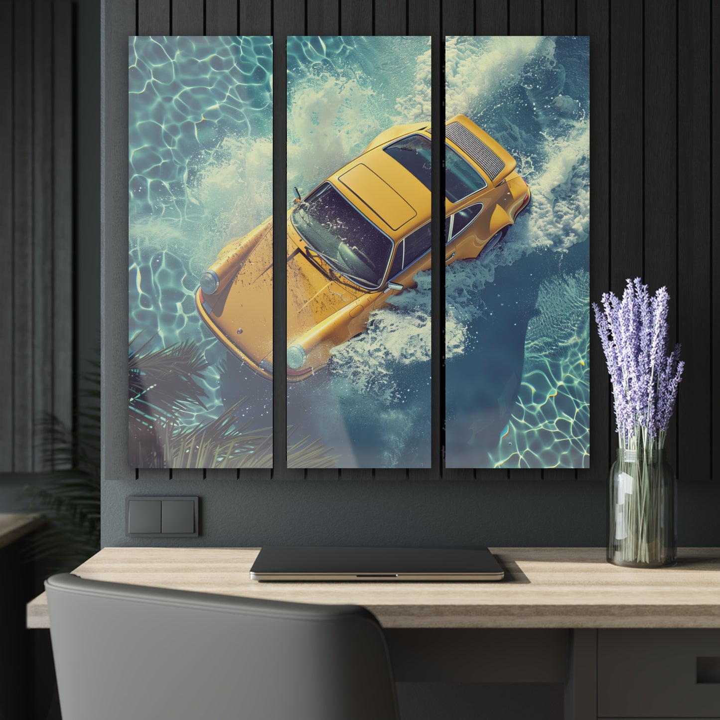 Porsche Carrera - Three Piece Acrylic Wall Art