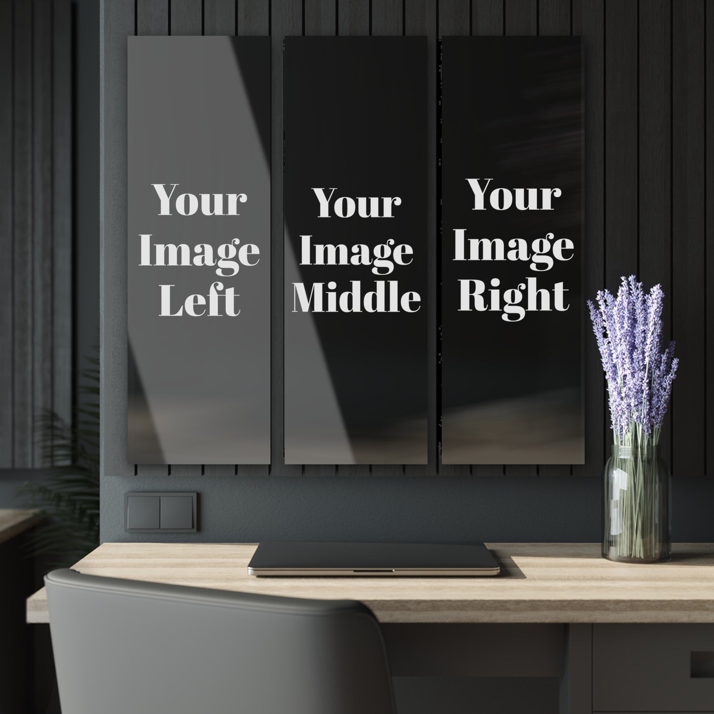 Print Your Image- Three Piece Acrylic Wall Art