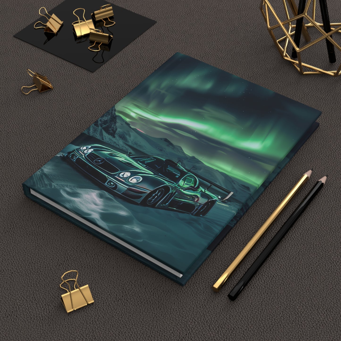 Mercedes Benz CLK GTR- Hardcover Notebook (Matte)