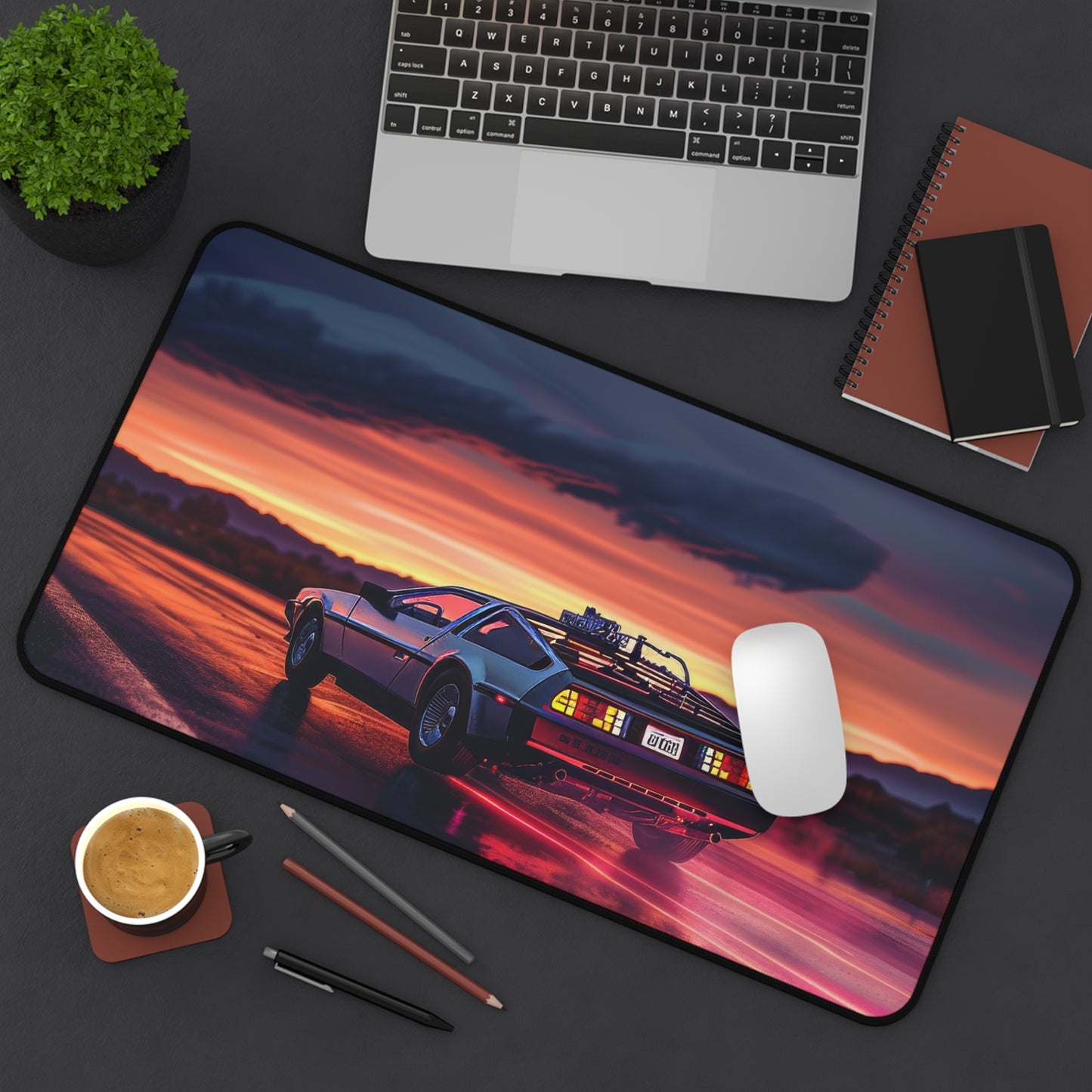 DeLorean- Car Mousepad