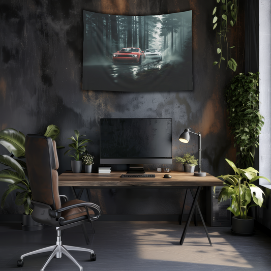 Dodge Hellcat- Wall Art Tapestry