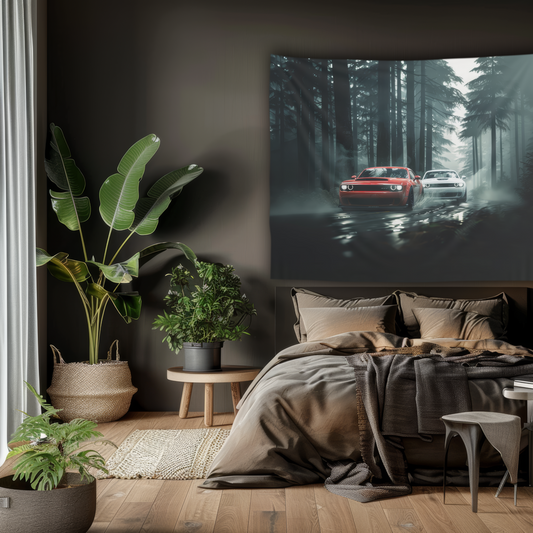 Dodge Hellcat- Wall Art Tapestry